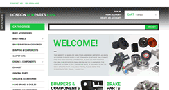 Desktop Screenshot of londontaxiparts.com